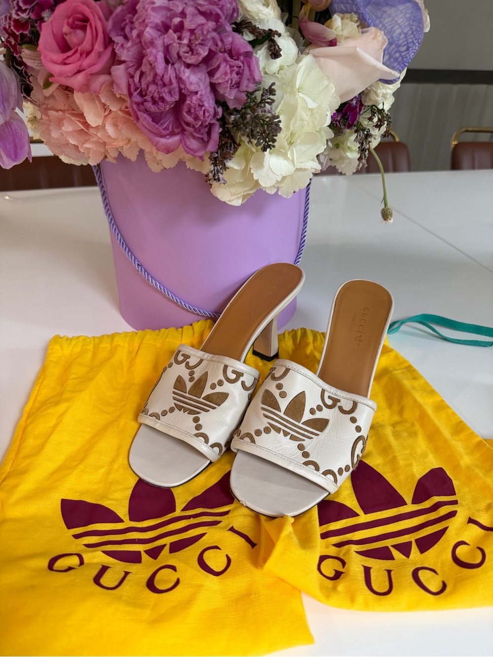 Gucci x Adidas mules